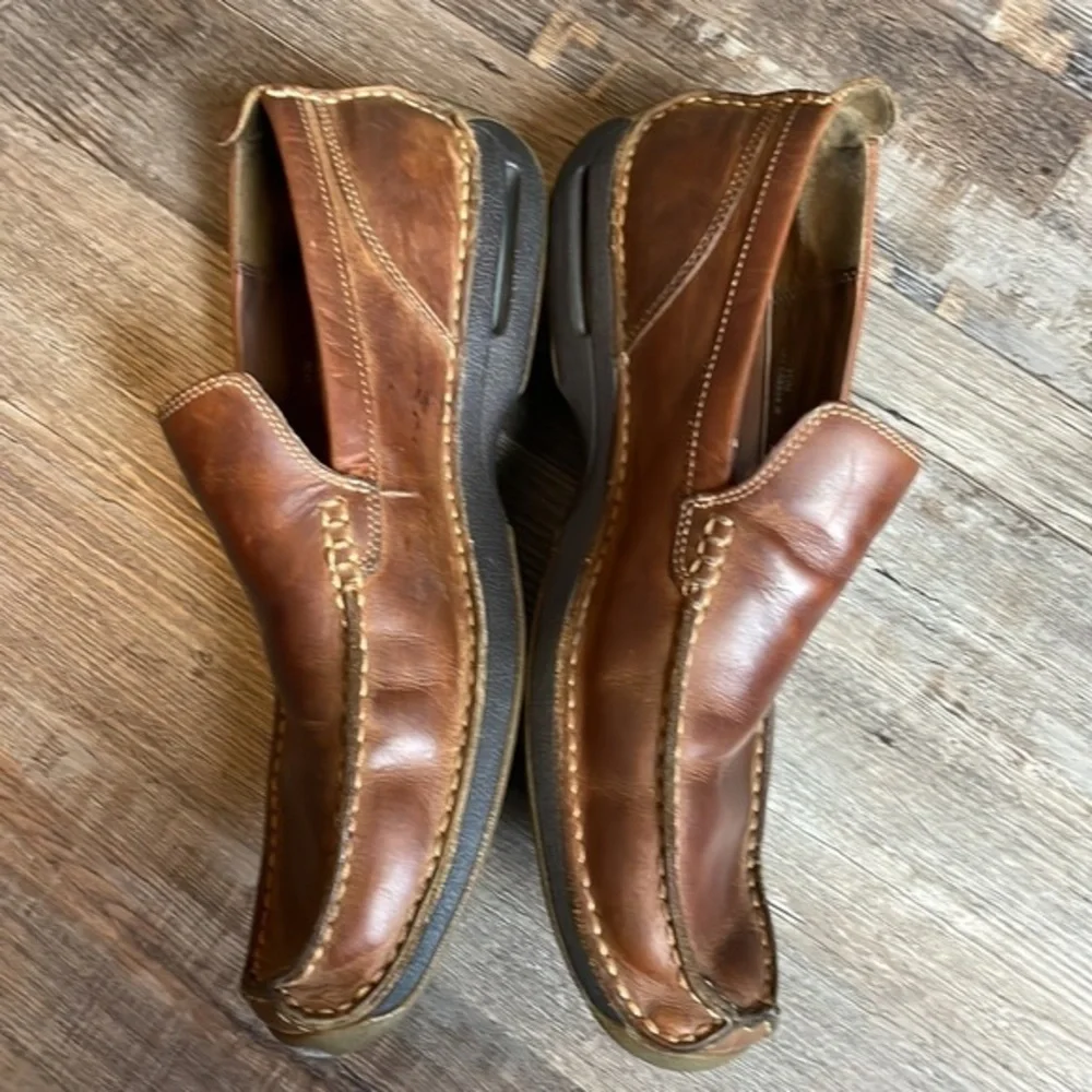 COLE HAAN by Nike-Air Men’s Brown Leather Loafers, Size 11.5